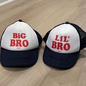 Banana Republic Black and White Trucker Hats